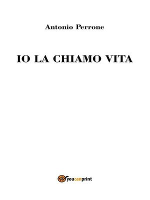cover image of Io la chiamo vita